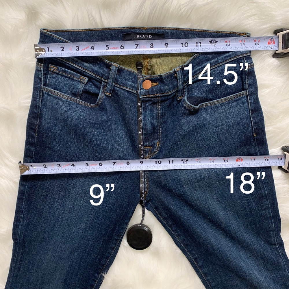 SOLD-J Brand Selena Skinny Fit Crop Bootcut Jeans - Picture 6 of 8